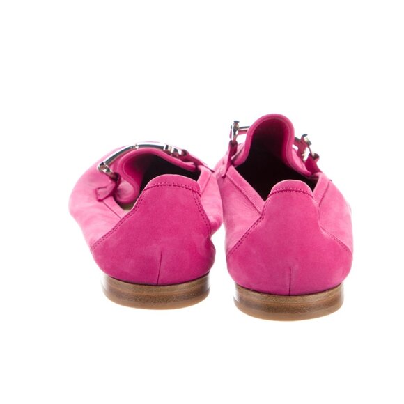 Salvatore Ferragamo Gancini Logo Suede Loafers - Picture 2 of 3